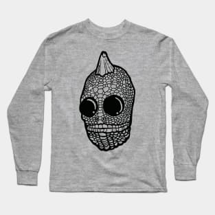 Sleestak Face (Black Outline) Long Sleeve T-Shirt